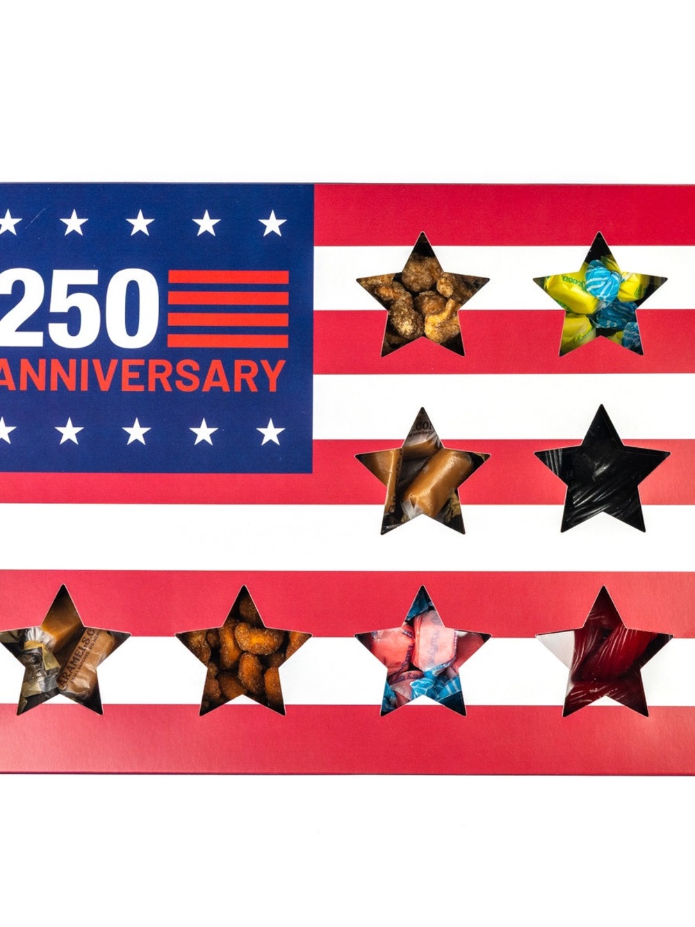 250 Anniversary Red, White & Blue Star Candy Tray - (No Brand) - Picture 3 of 5